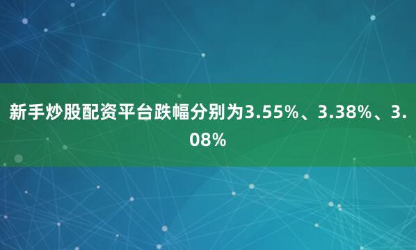 新手炒股配资平台跌幅分别为3.55%、3.38%、3.08%